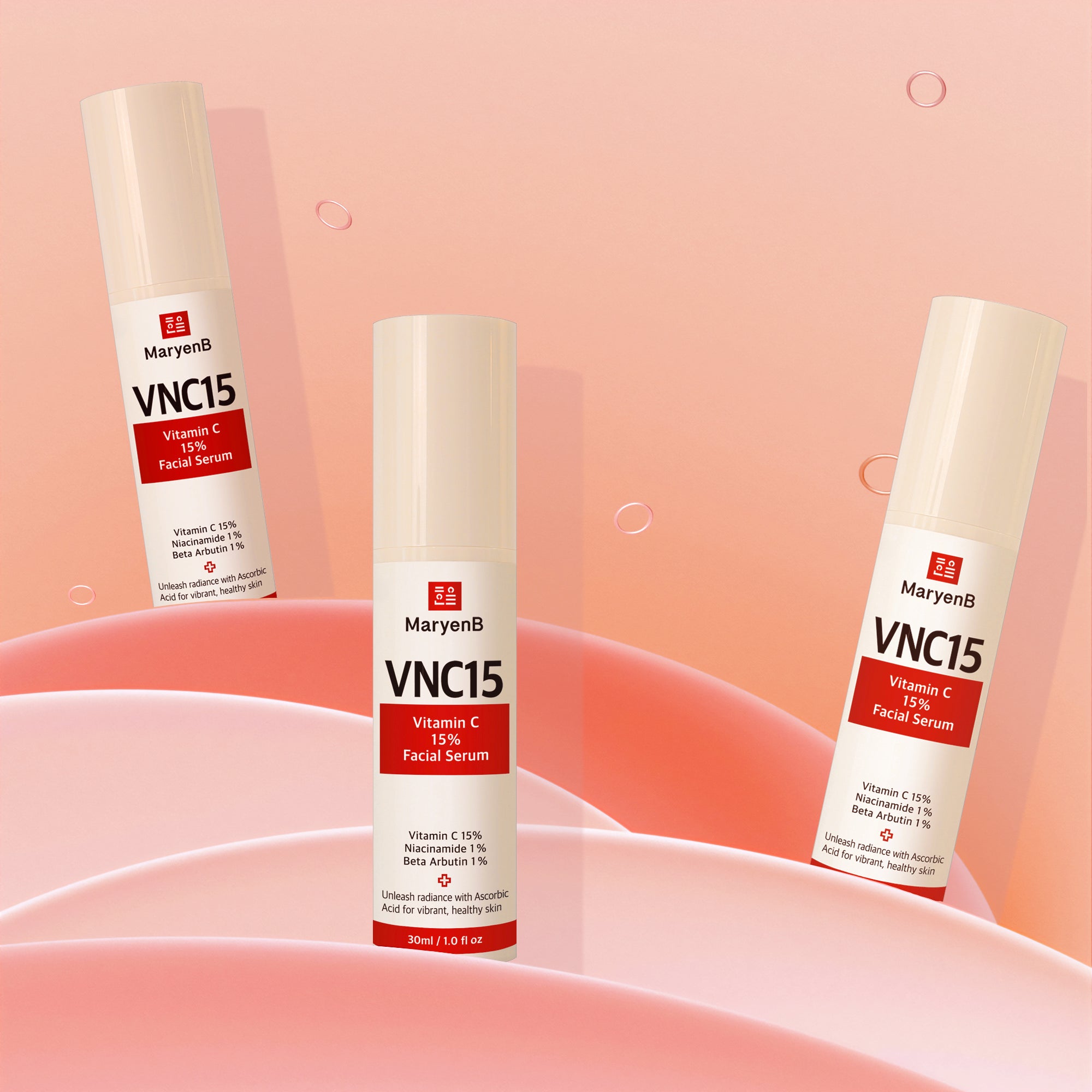 MaryenB VNC15 Vitamin C 15% Brightening Serum 1 Fl Oz - Anti-Aging